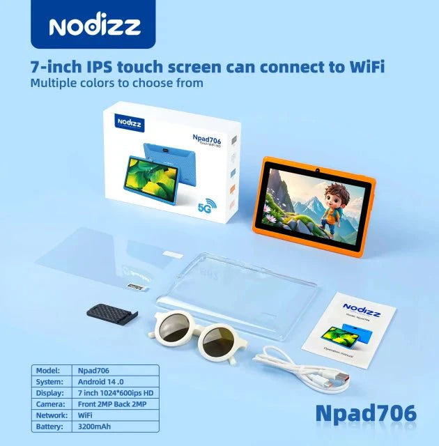 Nodizz - 7-inch WiFi HD Tablet